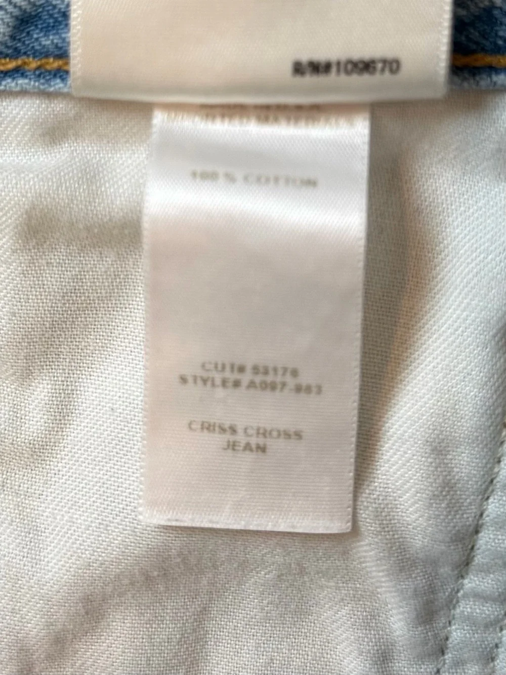 AGOLDE Criss Cross Upsized Jean in Suburbia - Picture 15 of 15